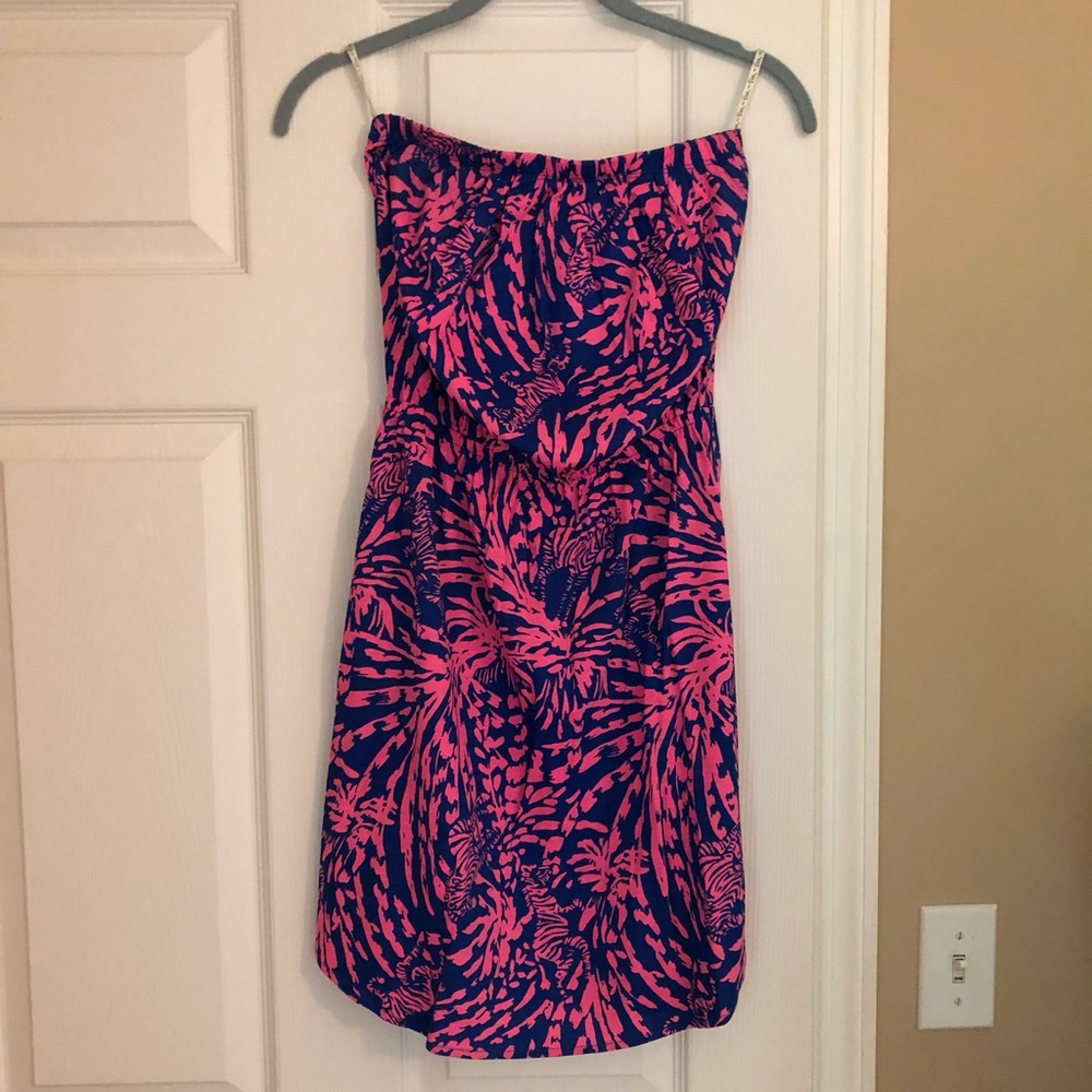 Lilly Pulitzer Windsor Dress XS strapless